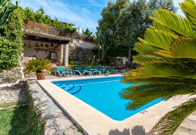 Villa in Pollensa - COSTER CAN MORAGUES Idealer Pool für Familien in einem rustikalen Haus