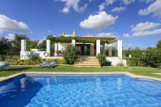 Exteriors of the villa, garden and pool